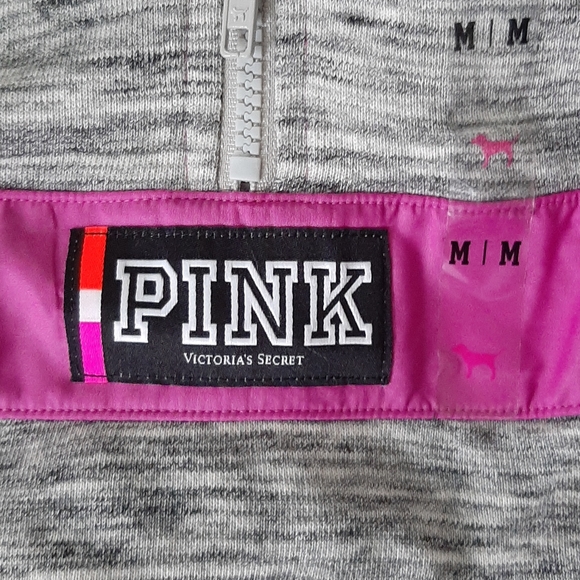 NWT Victoria's Secret PINK Hooded Sweatshirt Jacket - Picture 4 of 7